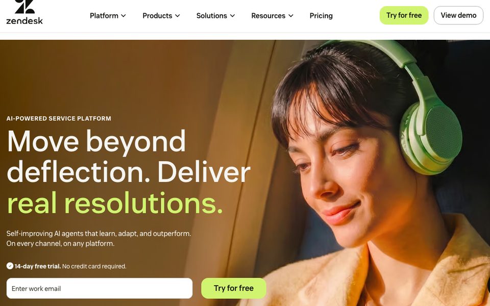 Zendesk la página de precios